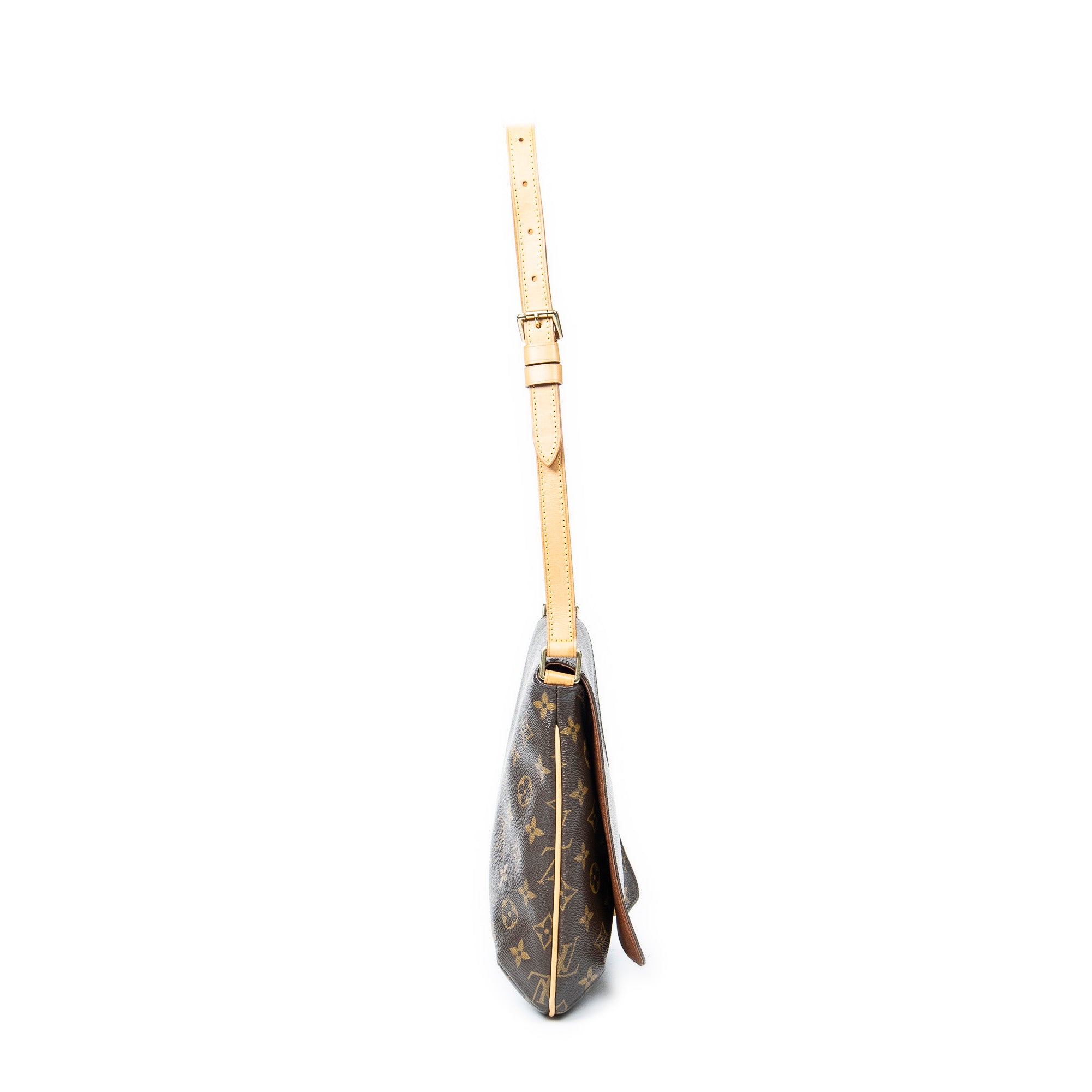 Shoulder Bag Musette Salsa Brown Monogram Canvas