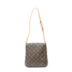 Shoulder Bag Musette Salsa Brown Monogram Canvas