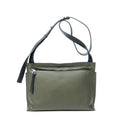 Shoulder Bag Medium T Messenger Green Grained Calfskin Leather