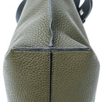 Shoulder Bag Medium T Messenger Green Grained Calfskin Leather