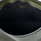 Shoulder Bag Medium T Messenger Green Grained Calfskin Leather