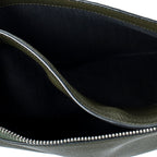 Shoulder Bag Medium T Messenger Green Grained Calfskin Leather