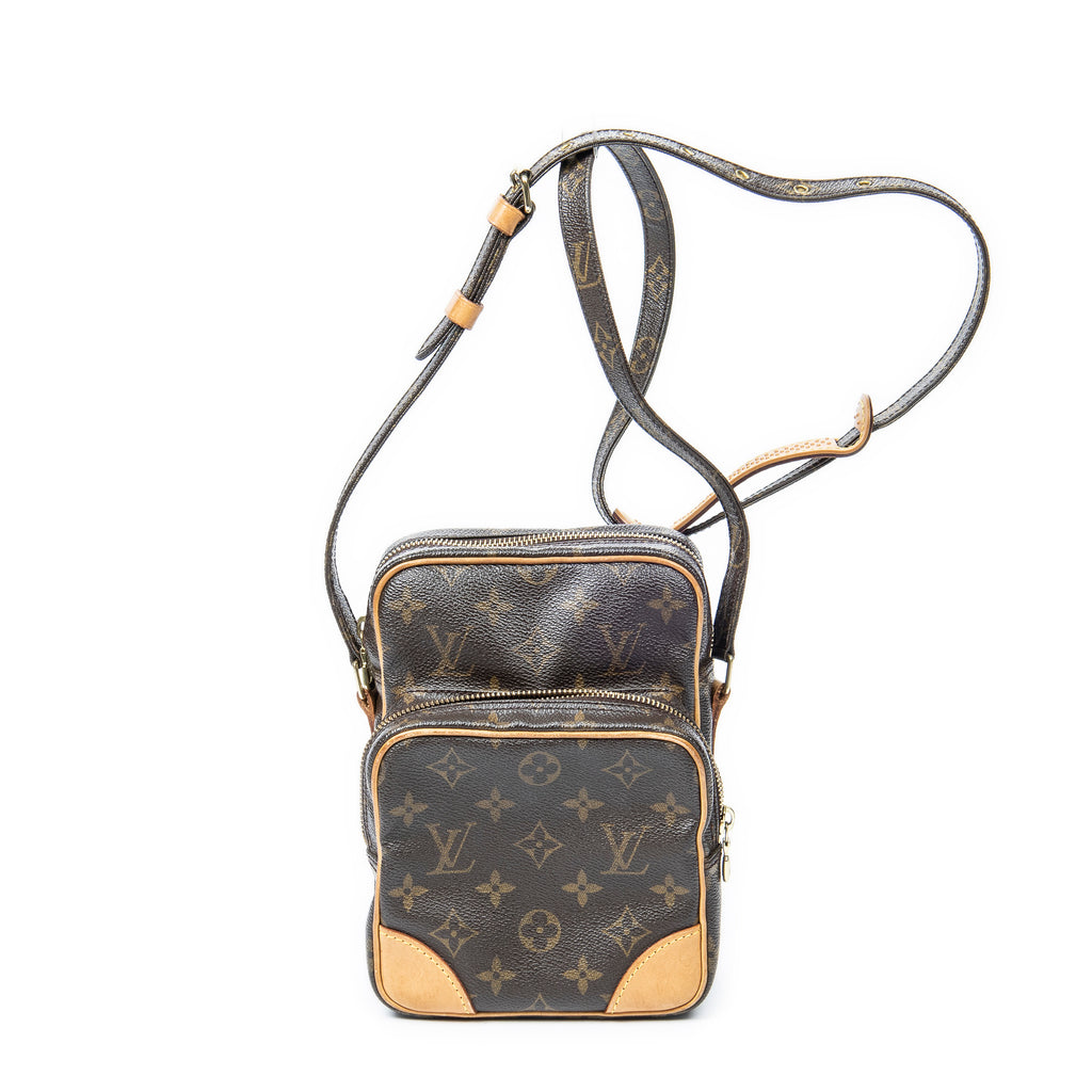 Bolso de Hombro Amazone PM Lona Monogram Marrón