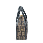 Handbag Frame Vanity Top Handle Brown Zucca Canvas