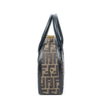 Handbag Frame Vanity Top Handle Brown Zucca Canvas