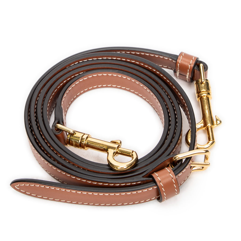 Bolso de Hombro Pequeño Boston Lona Revestida Triomphe Marrón