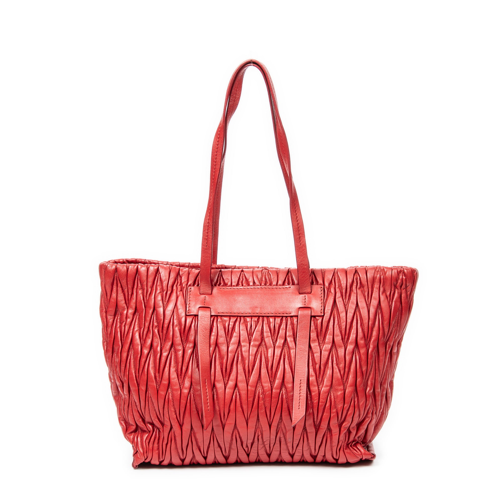 Miu Miu - Cabas Ouvert - Rouge