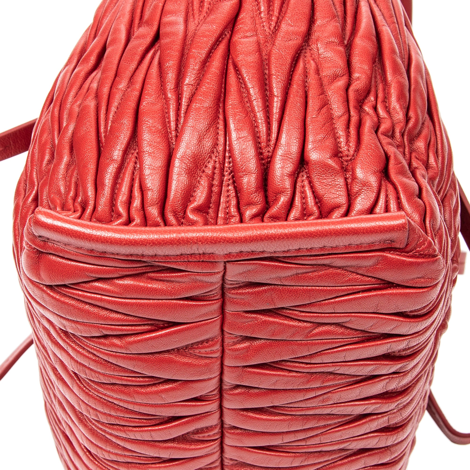 Miu Miu - Cabas Ouvert - Rouge