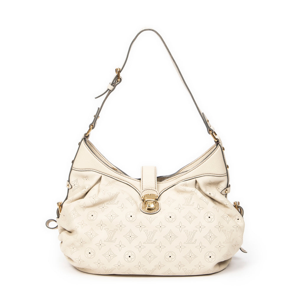Sac Bandoulière XS Hobo Cuir Mahina Ivoire