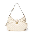 Sac Bandoulière XS Hobo Cuir Mahina Ivoire