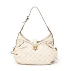 Sac Bandoulière XS Hobo Cuir Mahina Ivoire