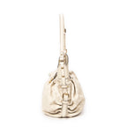 Sac Bandoulière XS Hobo Cuir Mahina Ivoire