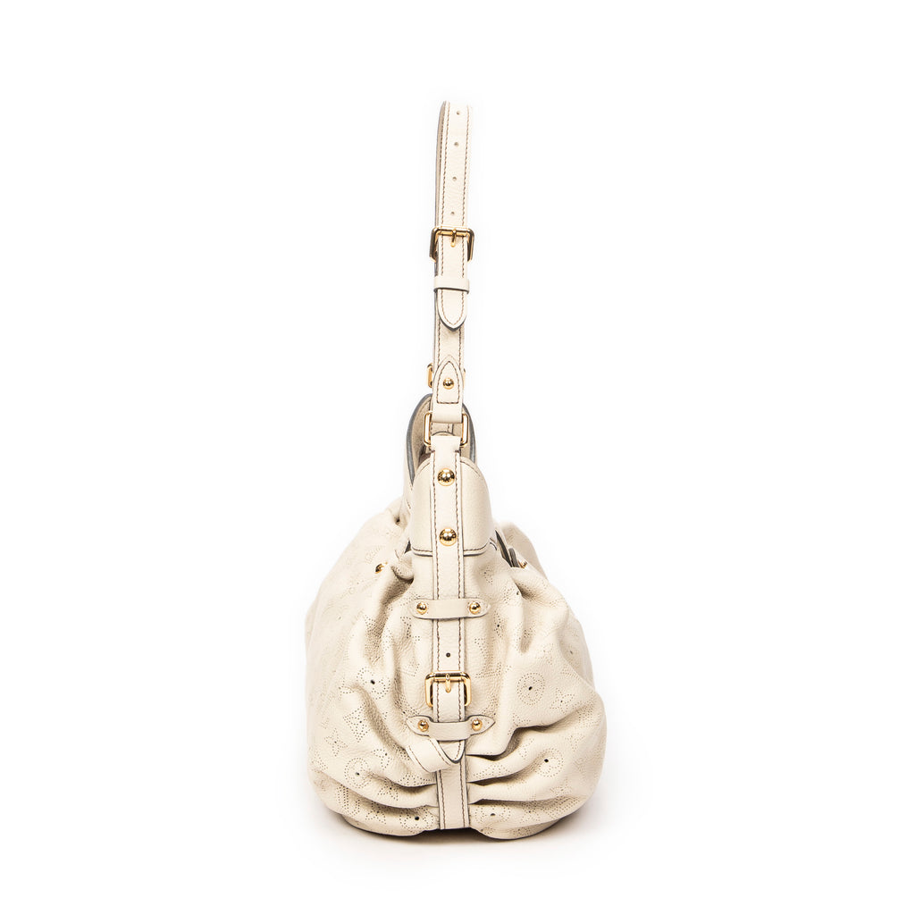 Sac Bandoulière XS Hobo Cuir Mahina Ivoire