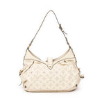 Sac Bandoulière XS Hobo Cuir Mahina Ivoire
