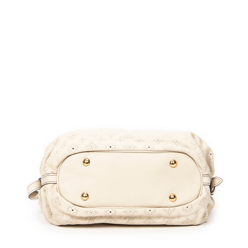 Sac Bandoulière XS Hobo Cuir Mahina Ivoire