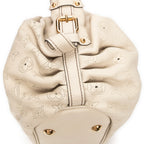 Sac Bandoulière XS Hobo Cuir Mahina Ivoire