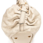 Sac Bandoulière XS Hobo Cuir Mahina Ivoire