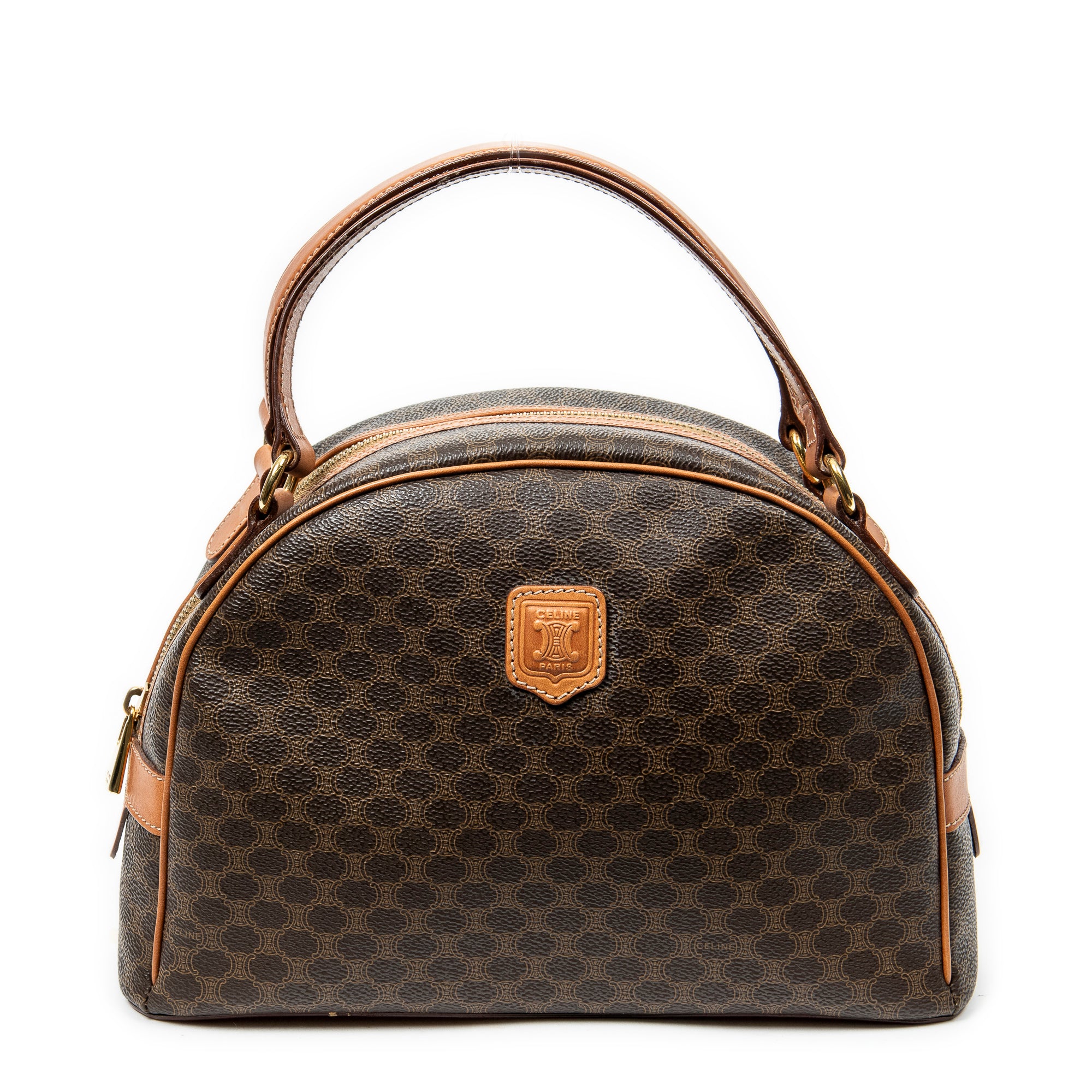 Celine - Sac à main Dôme - Marron