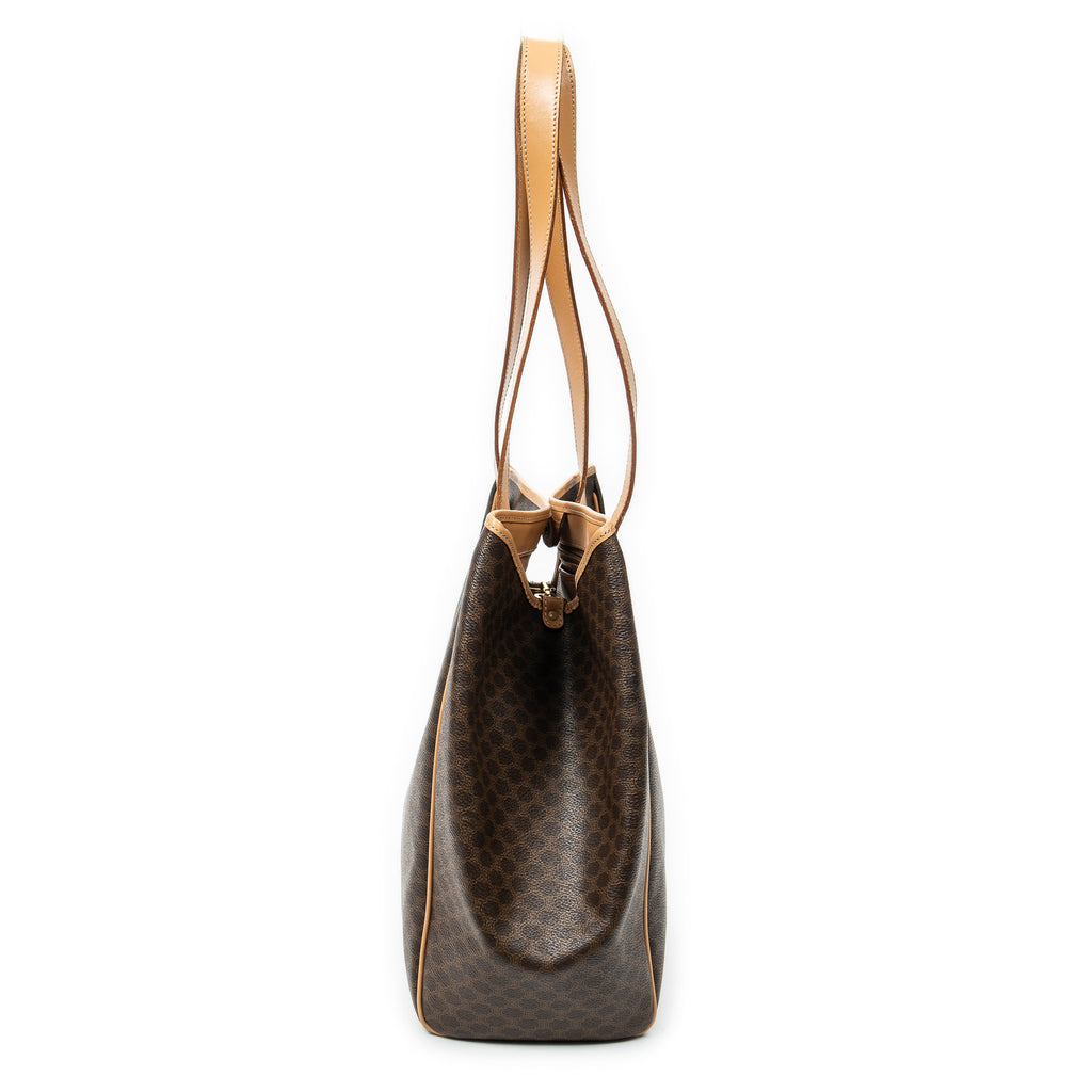 Shoulder Bag Shopper Tote Beige Macadam Coated Canvas