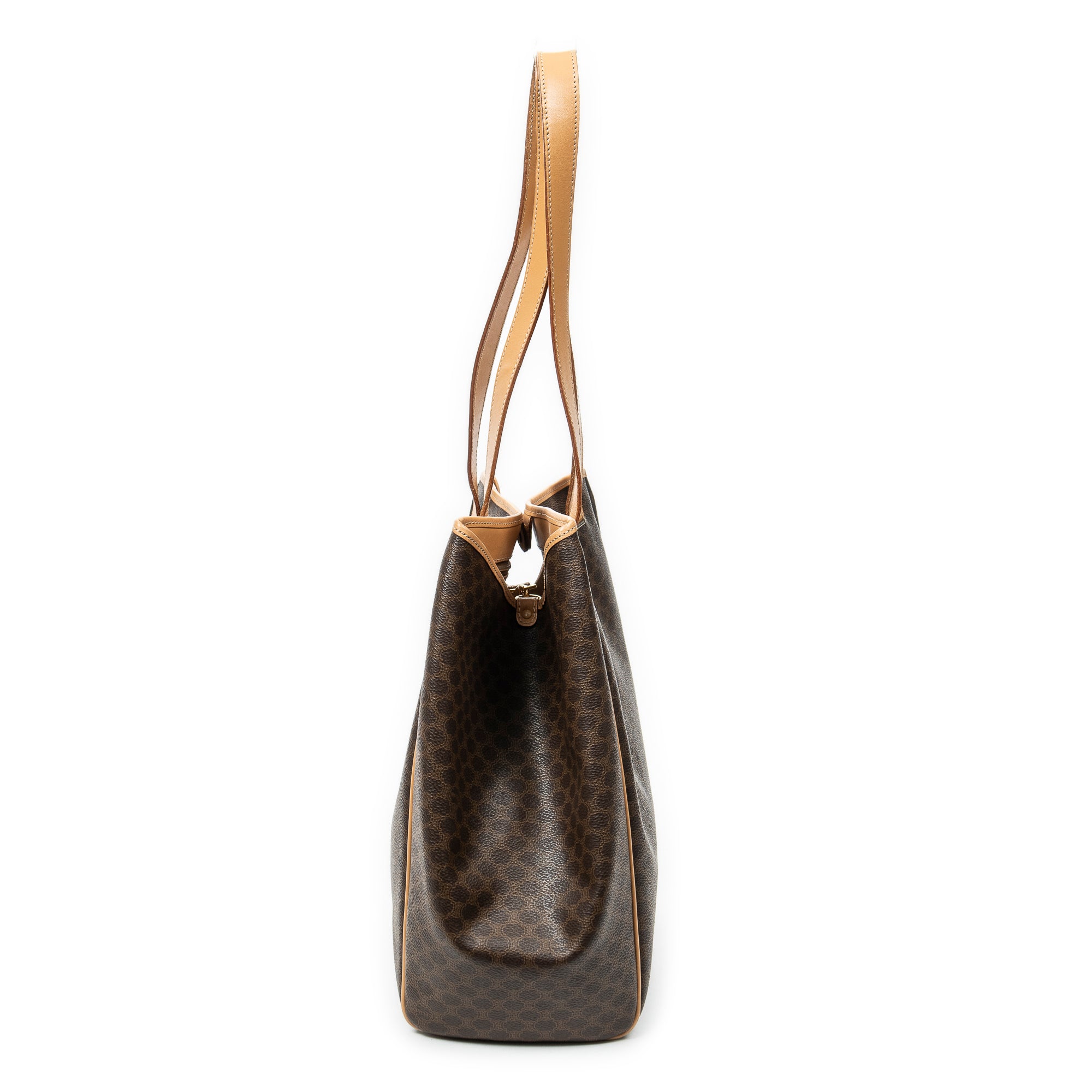 Shoulder Bag Shopper Tote Beige Macadam Coated Canvas