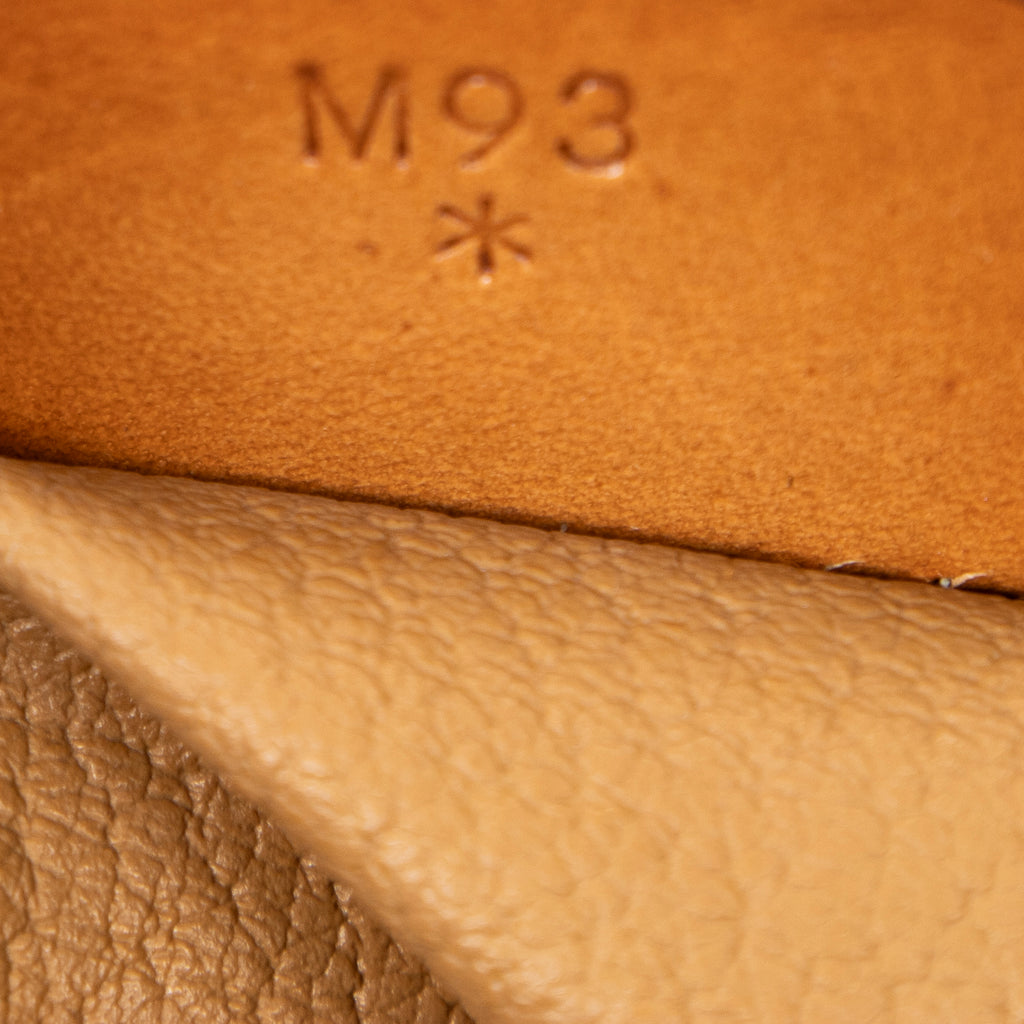 Bolso de mano vintage pequeño, bolsillo deslizante, Boston, lona revestida de macadán marrón