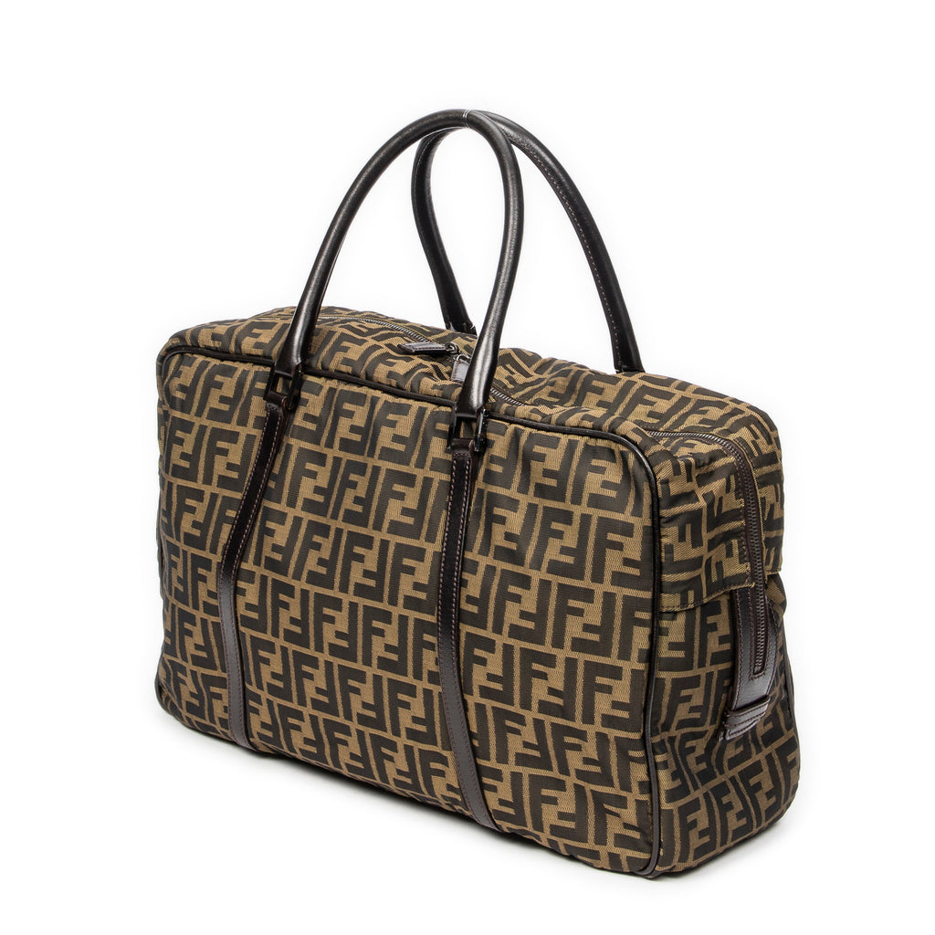 Fendi - Sac de Voyage - Marron Clair/Marron Foncé