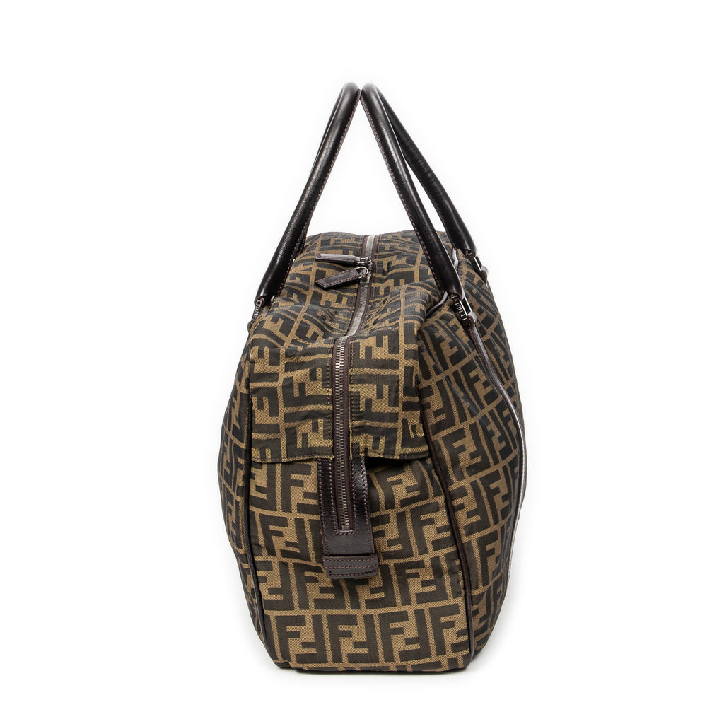 Fendi - Sac de Voyage - Marron Clair/Marron Foncé