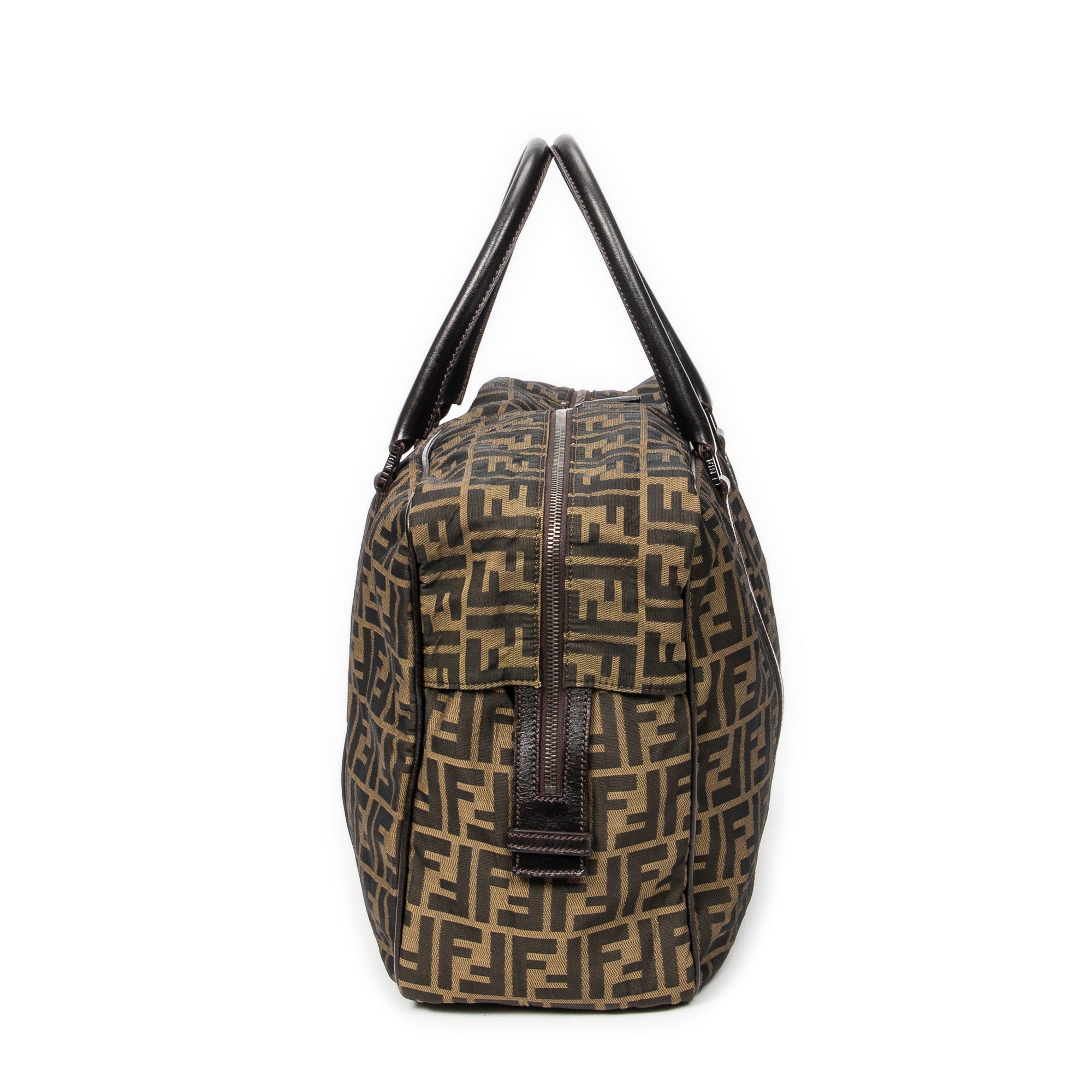 Fendi - Sac de Voyage - Marron Clair/Marron Foncé
