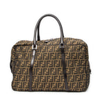 Fendi - Sac de Voyage - Marron Clair/Marron Foncé