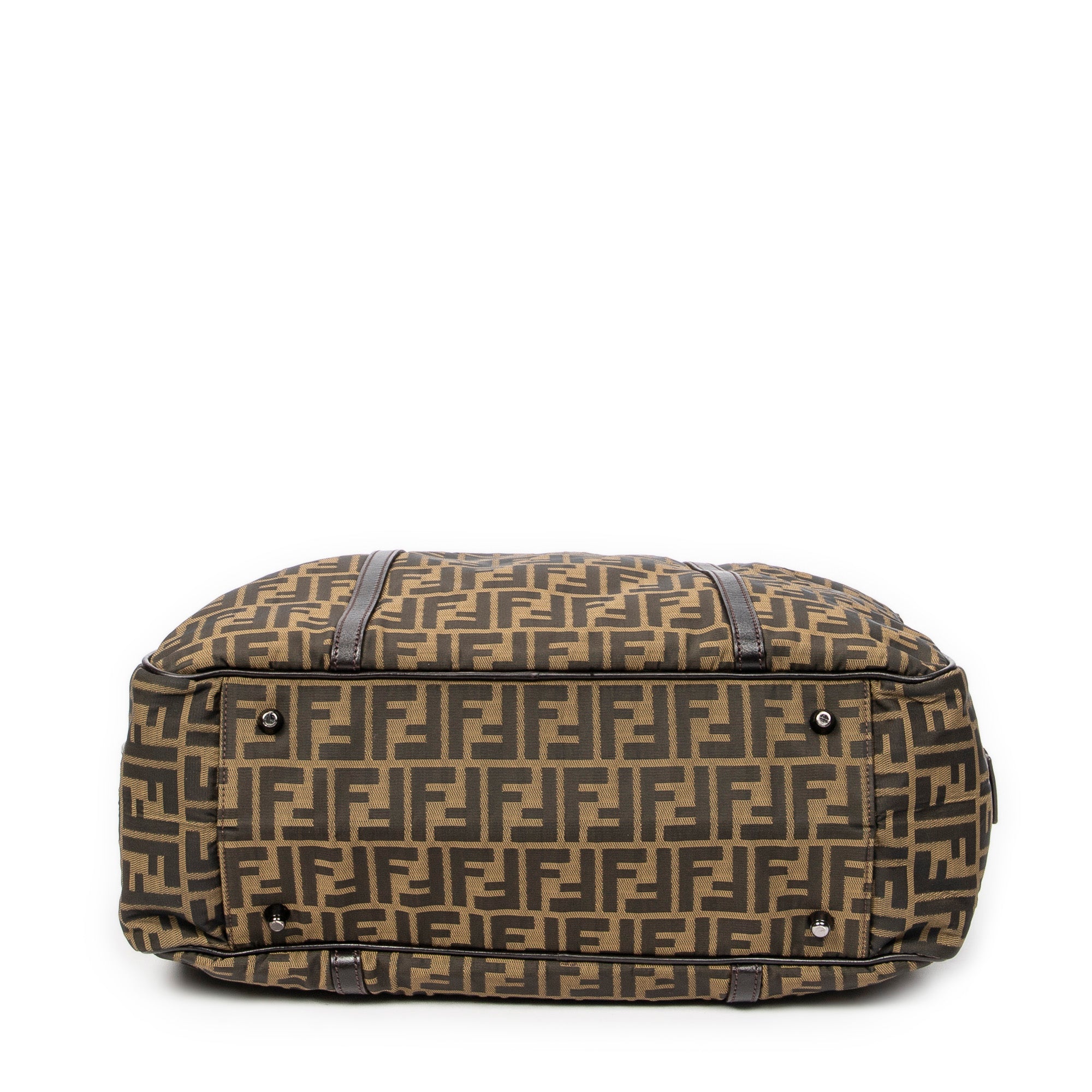 Fendi - Sac de Voyage - Marron Clair/Marron Foncé