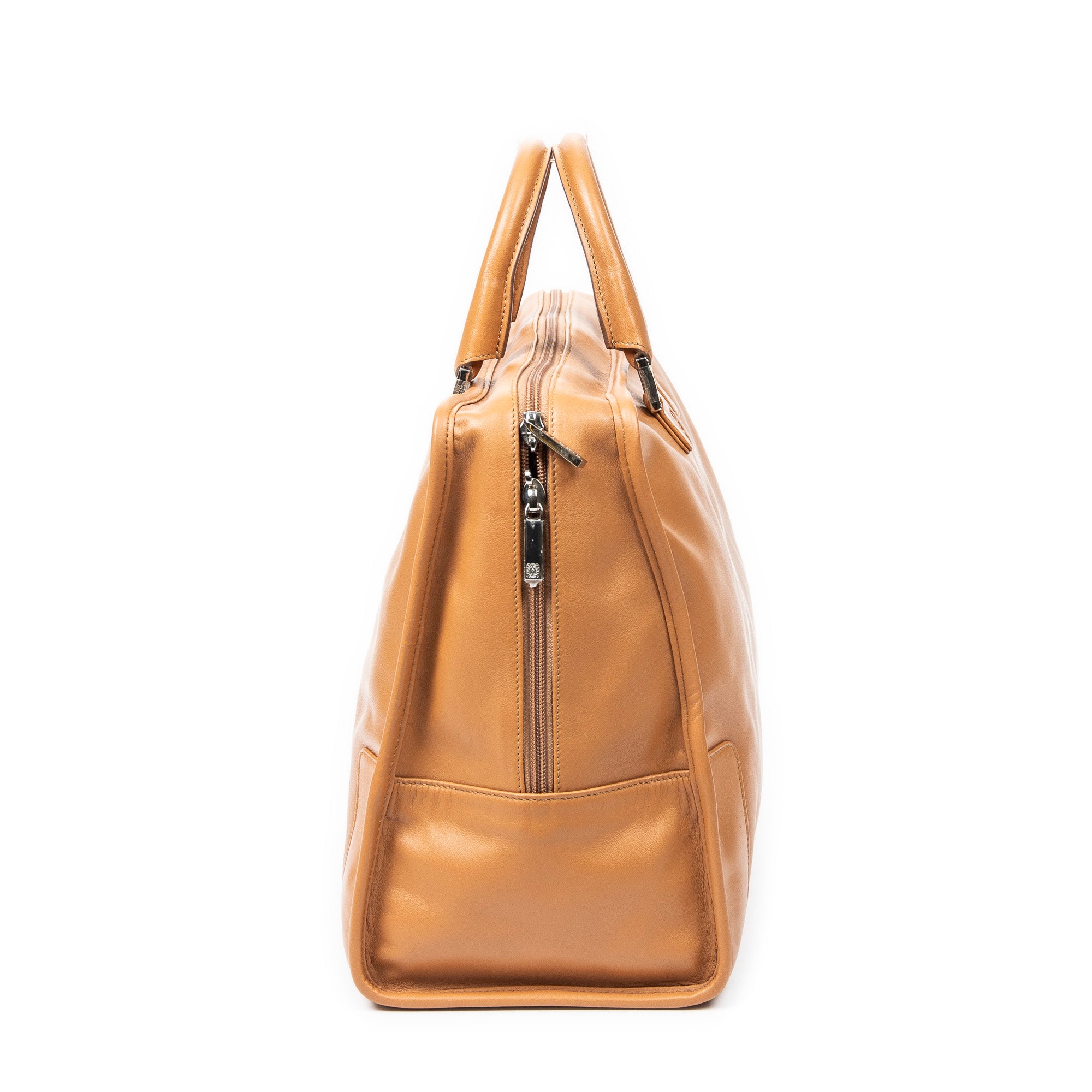 Handbag Amazona Weekender 40 Tan Calfskin Leather