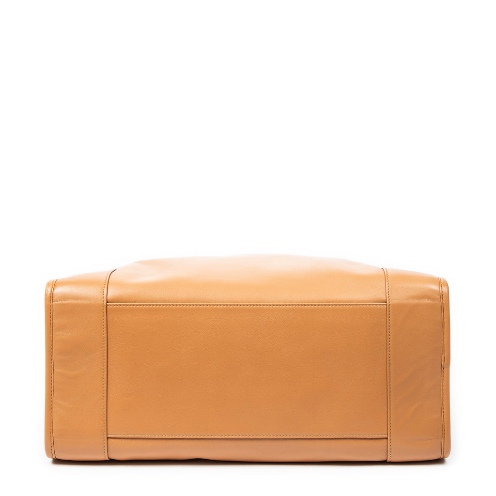 Handbag Amazona Weekender 40 Tan Calfskin Leather