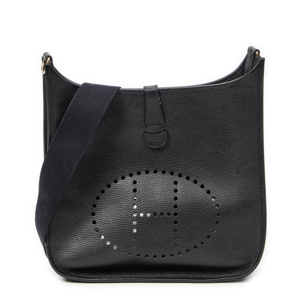 Shoulder Bag Evelyne I GM Black Clemence Leather
