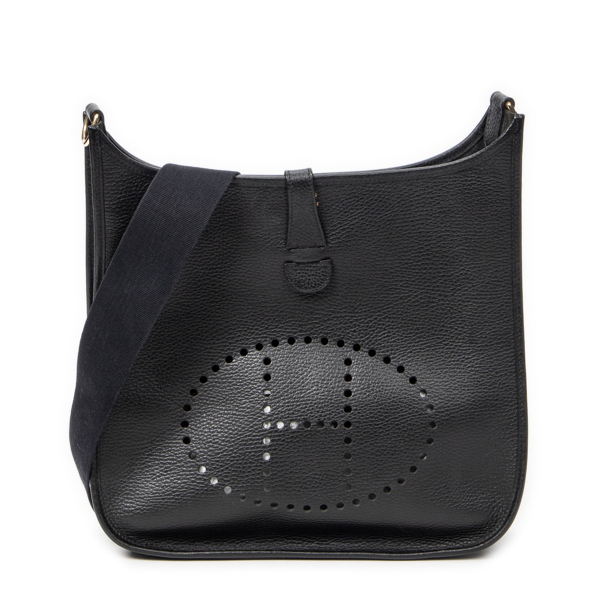 Shoulder Bag Evelyne I GM Black Clemence Leather