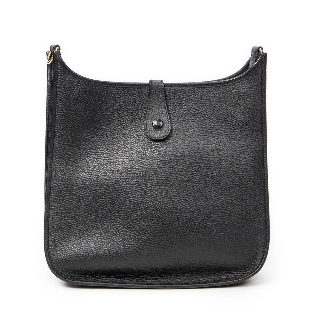 Shoulder Bag Evelyne I GM Black Clemence Leather