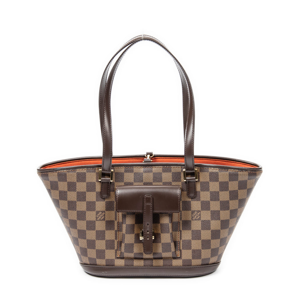 Shoulder Bag Manosque PM Brown Damier Ebene