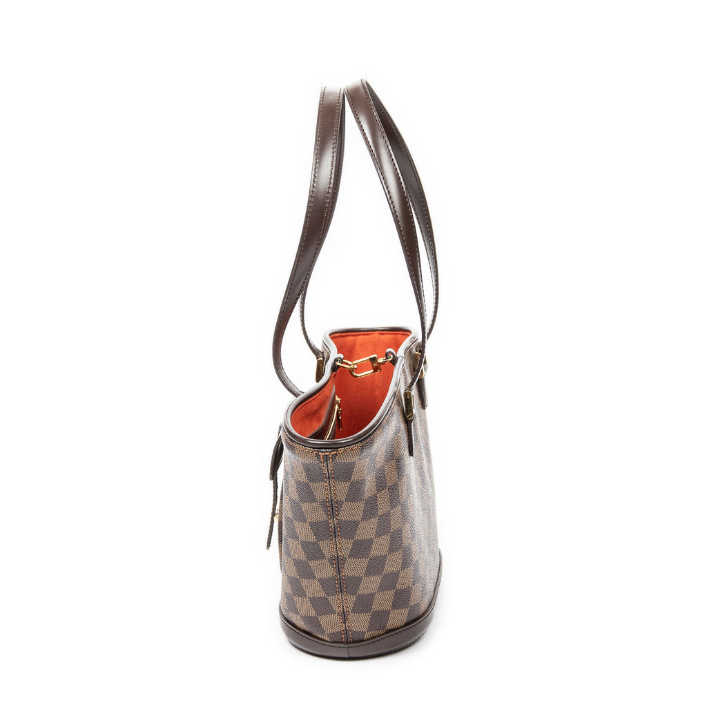 Shoulder Bag Manosque PM Brown Damier Ebene
