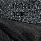 Shoulder Bag Web Halfmoon Messenger Black Monogrammed Canvas