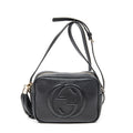 Shoulder Bag Soho Disco Crossbody Black Grained Calfskin Leather