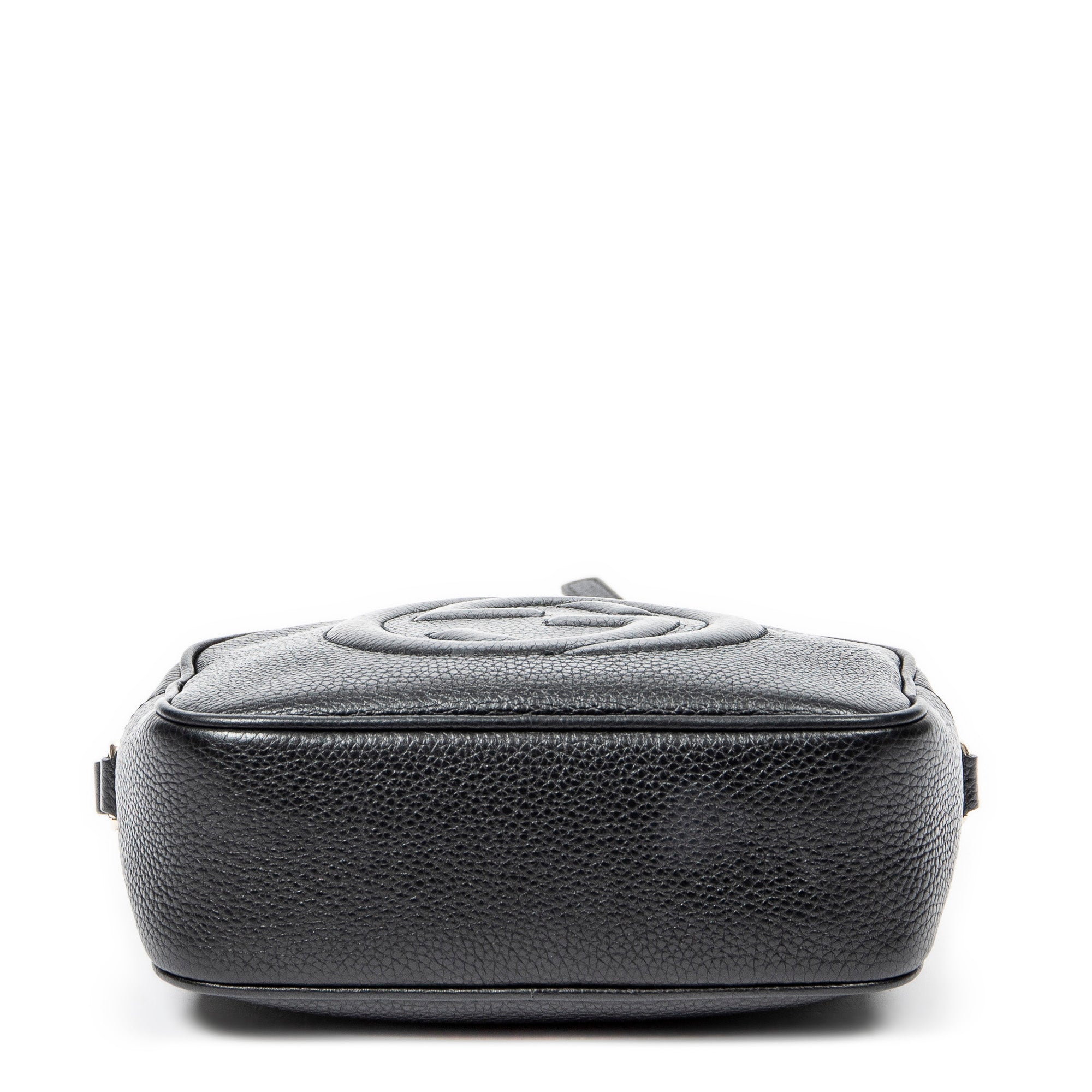 Shoulder Bag Soho Disco Crossbody Black Grained Calfskin Leather