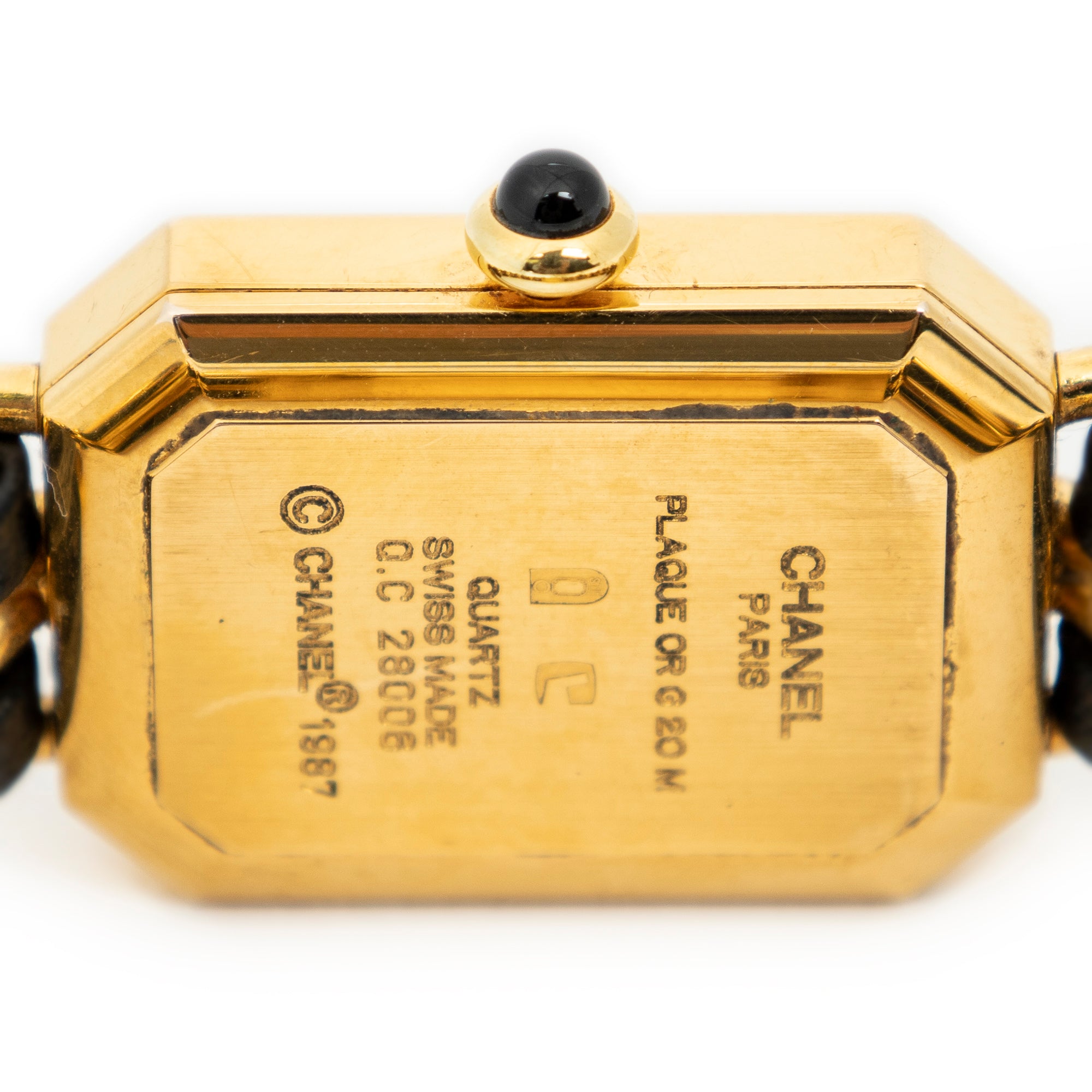 Reloj Première M chapado en oro negro