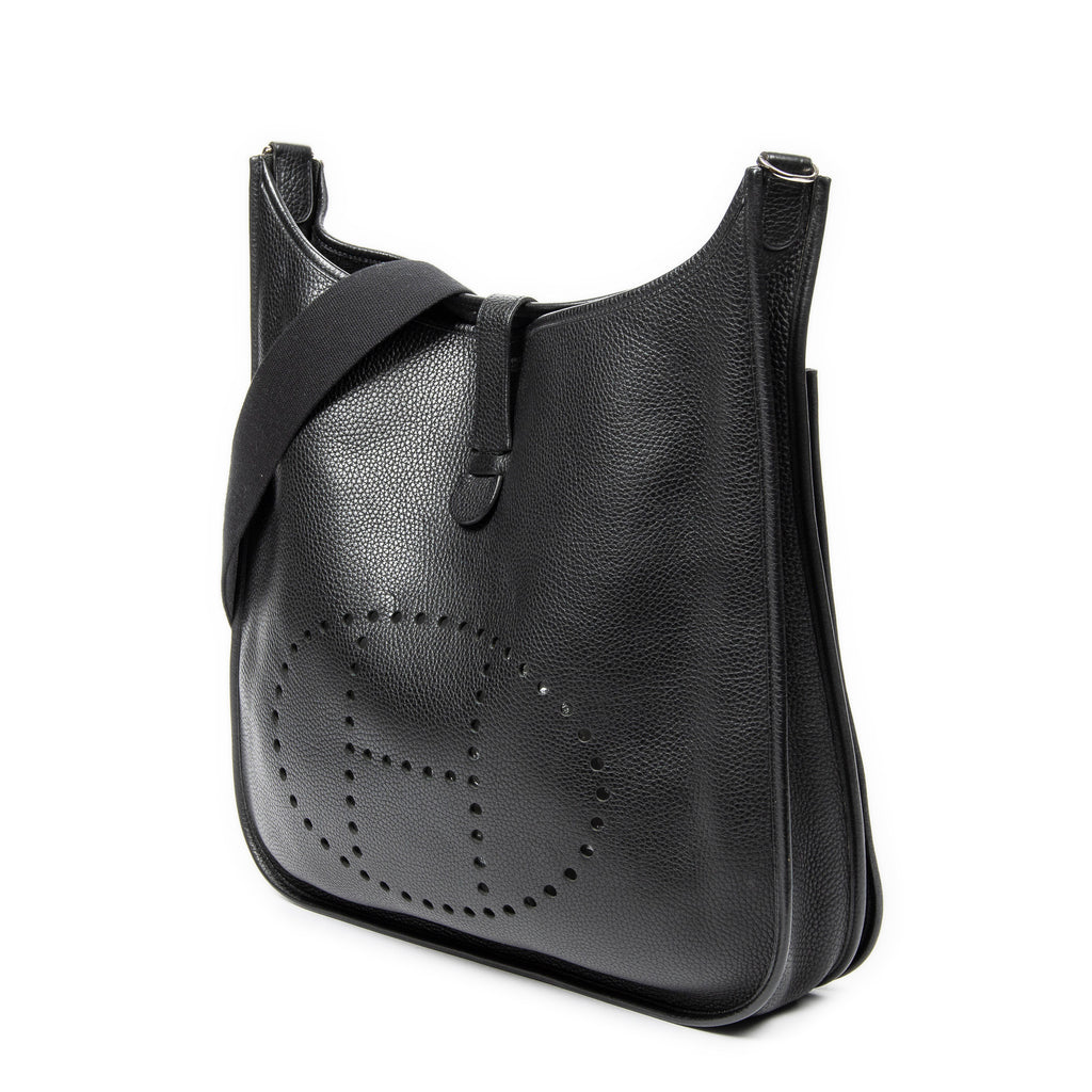 Bolso de Hombro Evelyne II TGM Cuero Clemence Negro