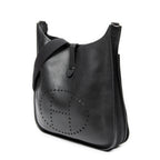 Bolso de Hombro Evelyne II TGM Cuero Clemence Negro