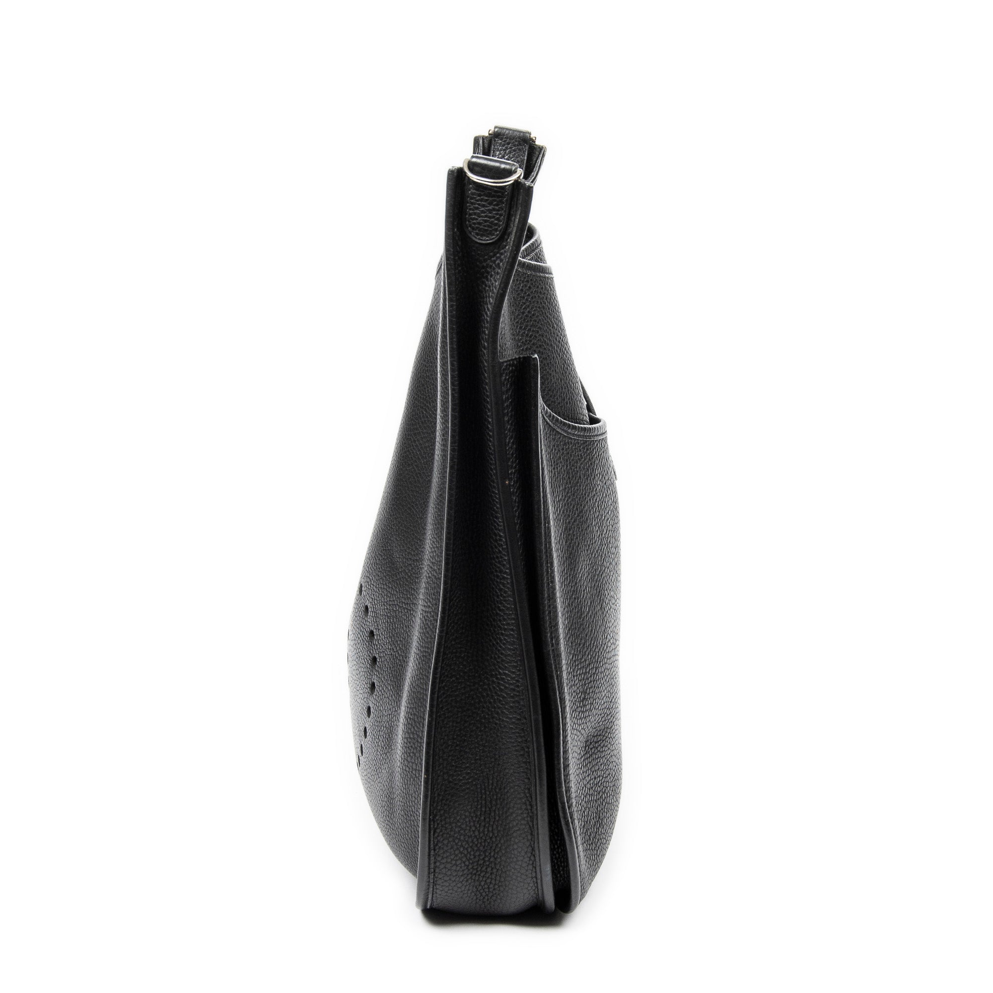 Bolso de Hombro Evelyne II TGM Cuero Clemence Negro