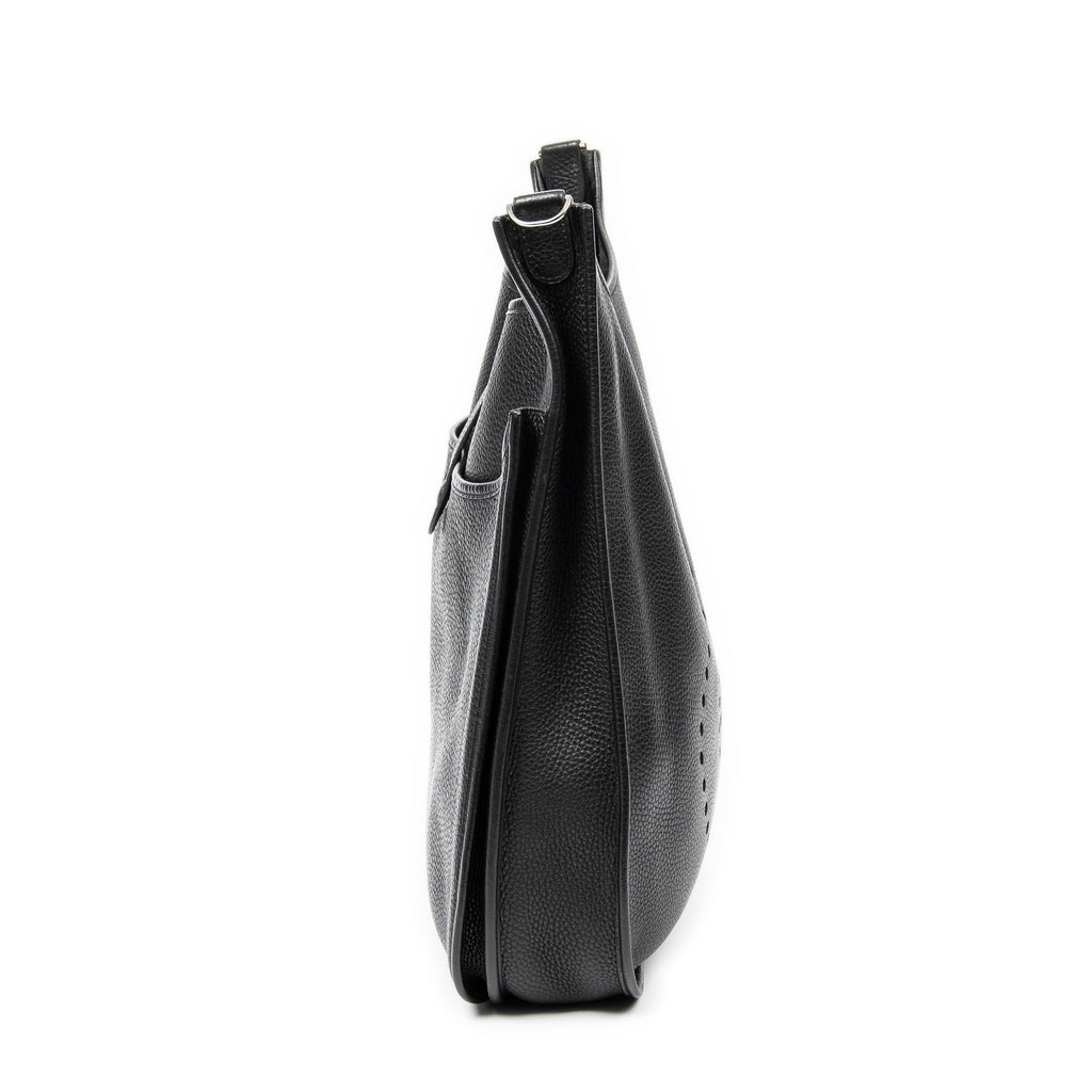 Bolso de Hombro Evelyne II TGM Cuero Clemence Negro