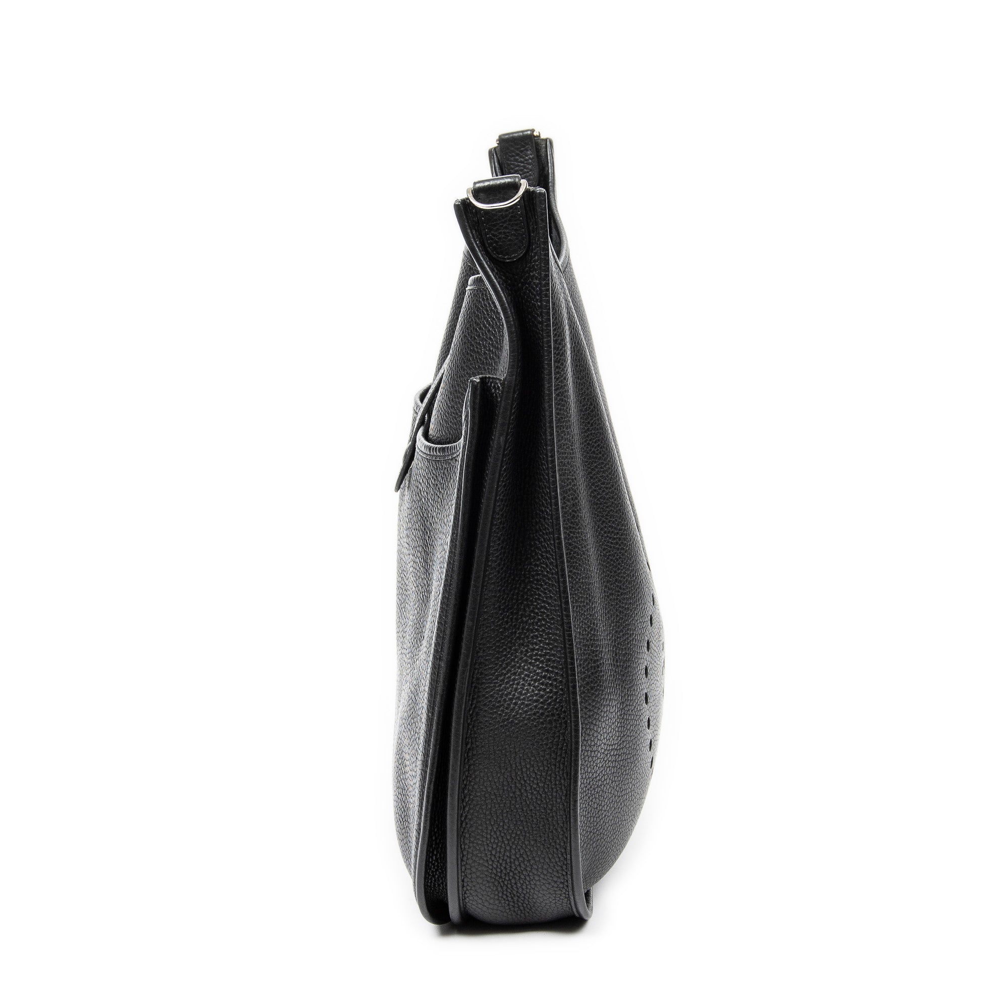Bolso de Hombro Evelyne II TGM Cuero Clemence Negro