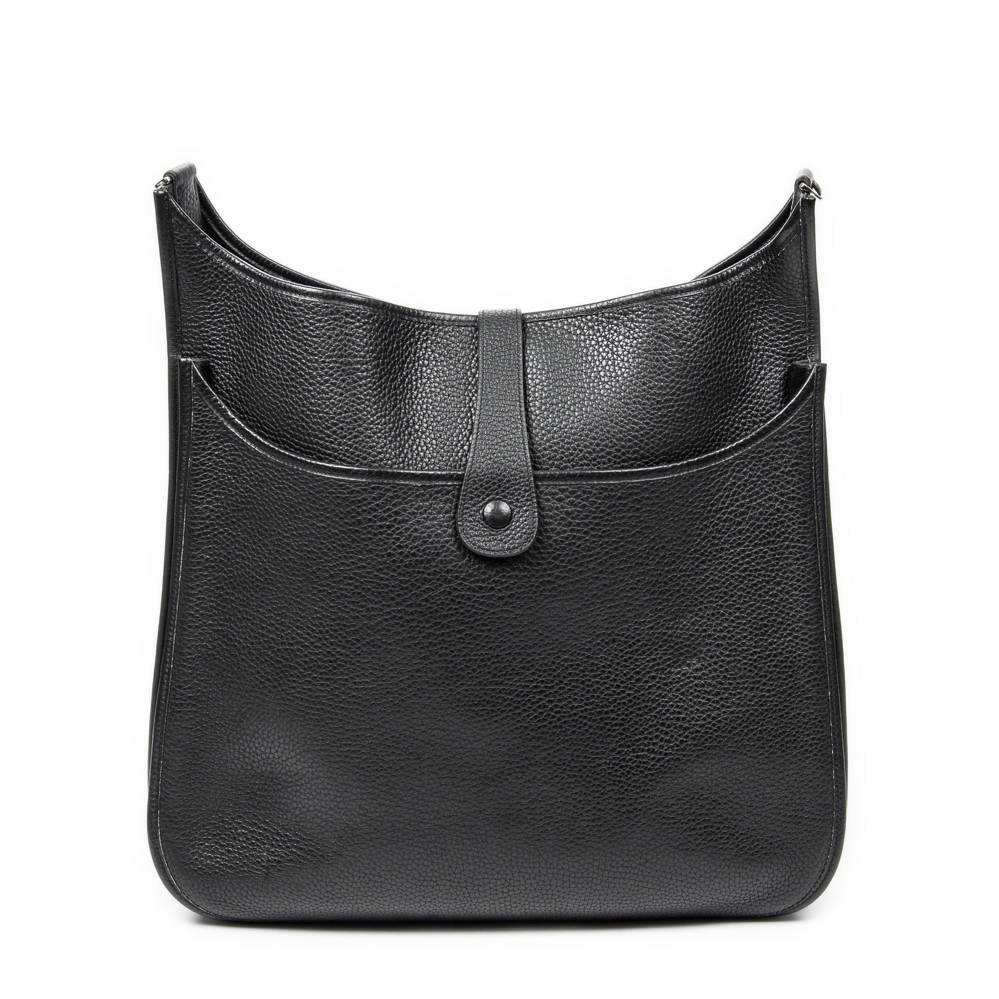 Bolso de Hombro Evelyne II TGM Cuero Clemence Negro