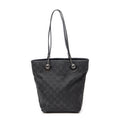 Shoulder Bag Small Eclipse Shopping Black Monogrammed Canvas