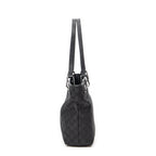 Shoulder Bag Small Eclipse Shopping Black Monogrammed Canvas