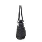 Shoulder Bag Small Eclipse Shopping Black Monogrammed Canvas